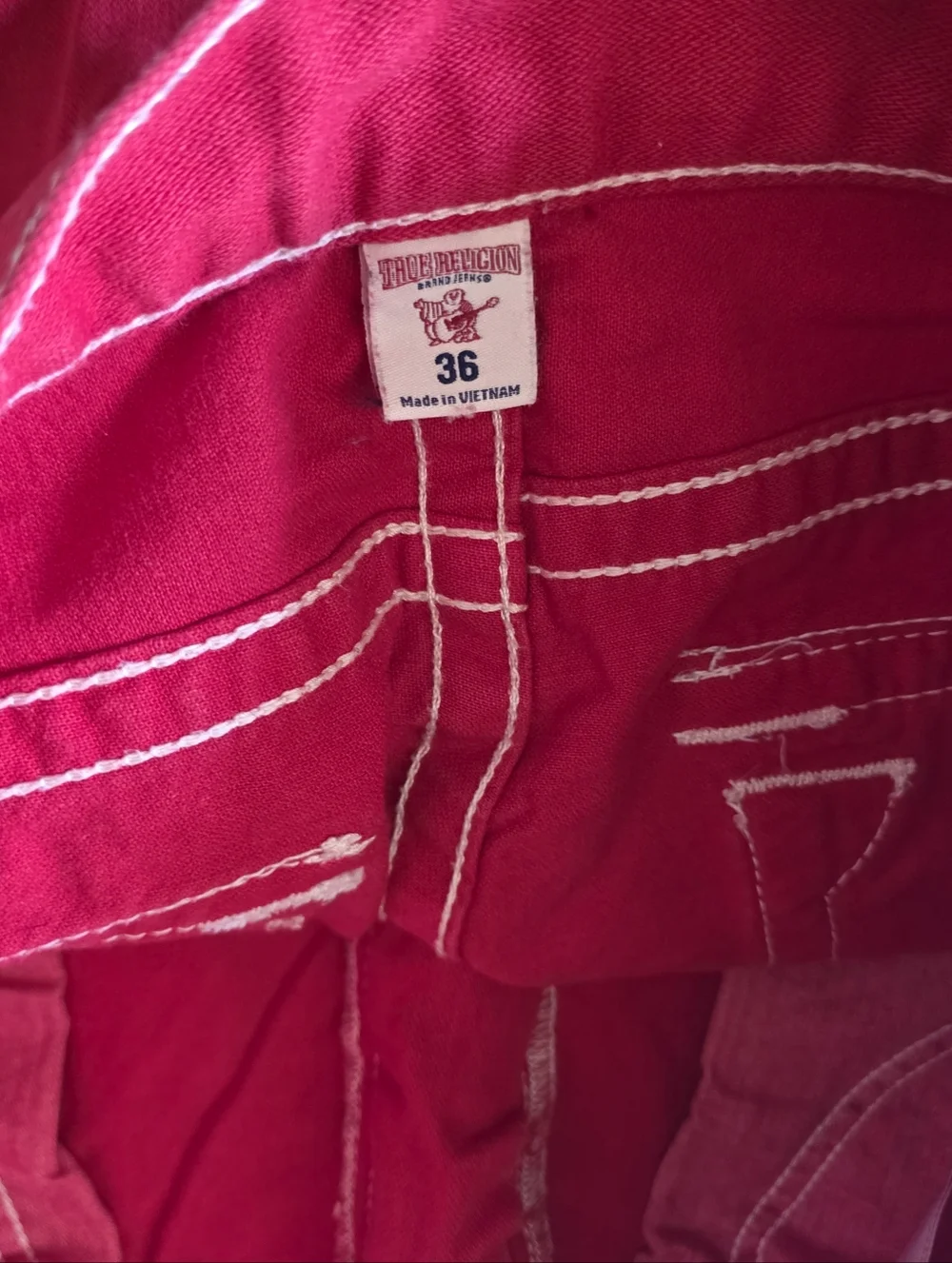 Men TRUE RELIGION red jeans 👖 size 36
